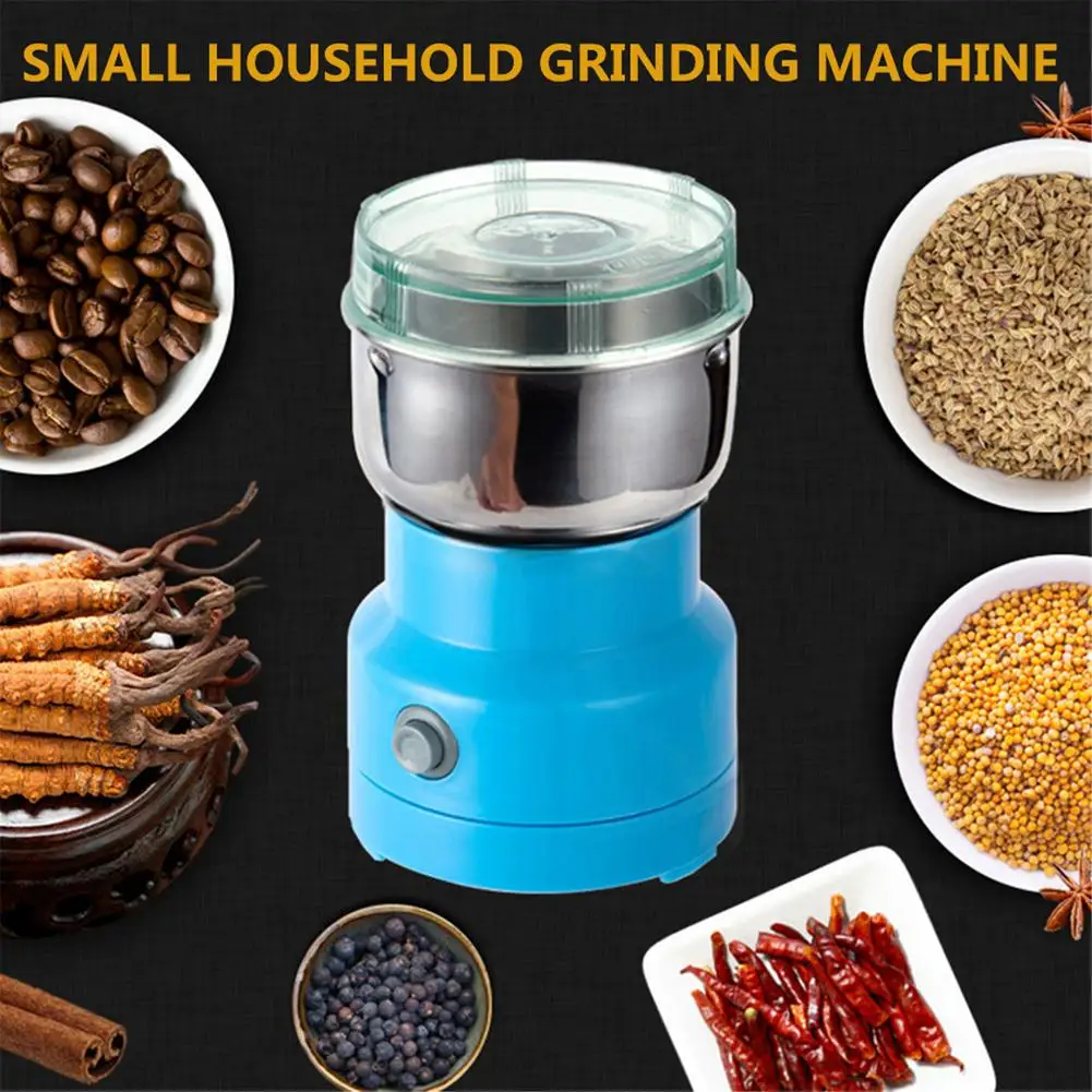 150W Coffee Grinder Electric Mini Coffee Bean Nut Grinder Coffee Beans Multifunctional Home Coffe Machine Kitchen Tool 110/220V