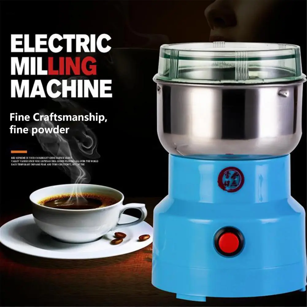 150W Coffee Grinder Electric Mini Coffee Bean Nut Grinder Coffee Beans Multifunctional Home Coffe Machine Kitchen Tool 110/220V