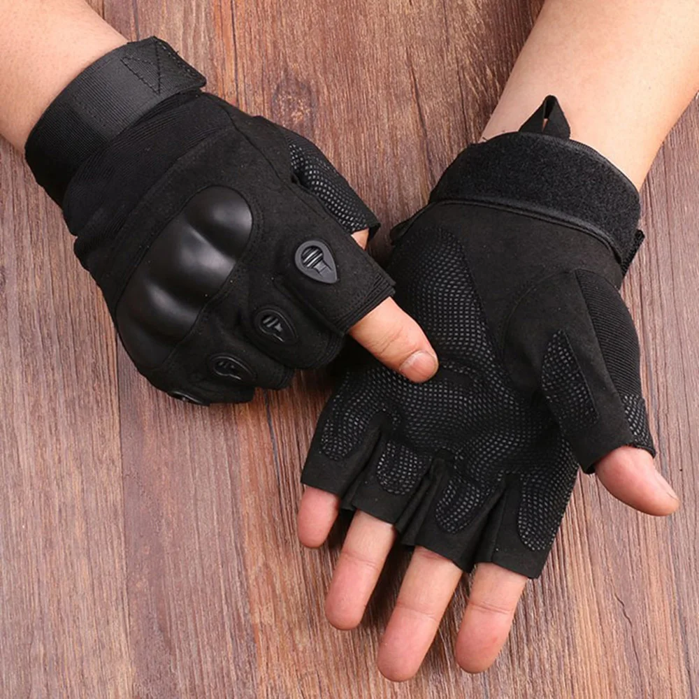 Half Finger Men's Gloves Outdoor Military Tactical Gloves Sports Shooting Hunting Airsoft Motorcycle Cycling Gloves