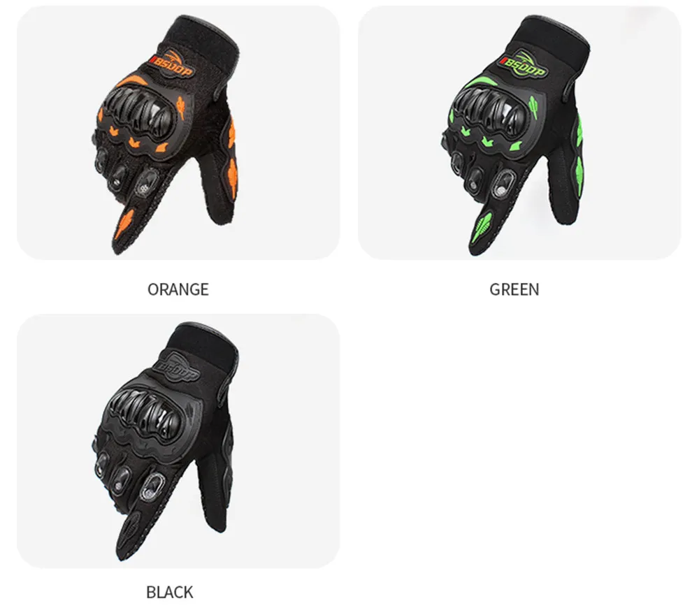 Summer Motorcycle Gloves Breathable Full Finger Guantes Luvas Outdoor Sports Protection Waterproof Racing Riding Accessories